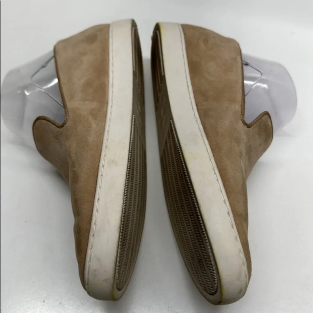 Birdies The Swift Slip On Loafer Shoes Brown Tan Suede Sneaker Womens Size 8.5 - Picture 8 of 12